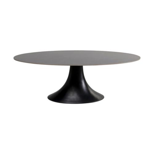 Bord Grande Possibilita Oval - Sten/Svart, 220x120cm