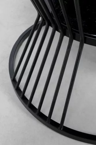 Soffbord Moa - Marmor/Svart, 2-set