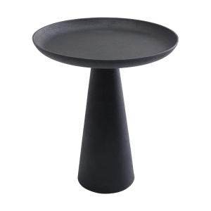 Sidobord Platå Rund Svart