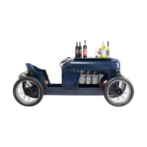 Bar Racer Bil, klassisk blå racerbil med inkluderad bar