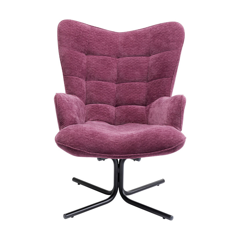 Snurrfåtölj Oscar - Dusty Pink