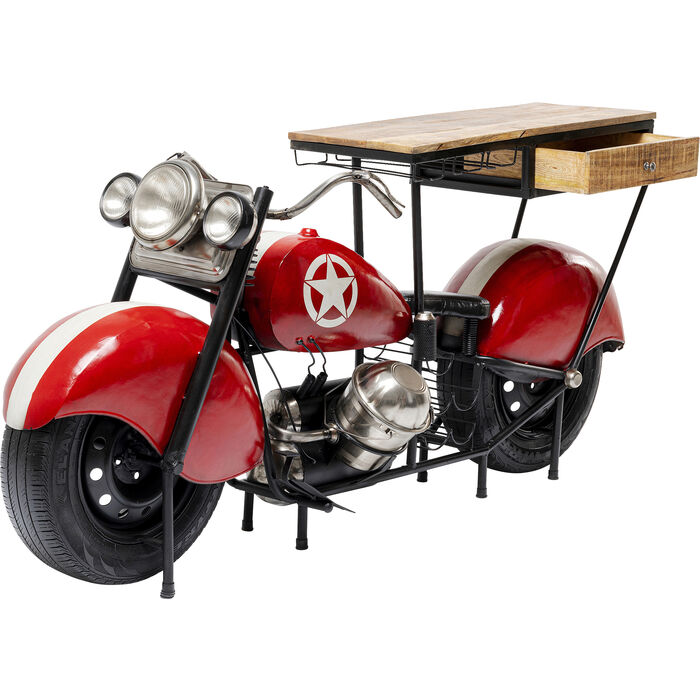 Bar Motorcykel Röd