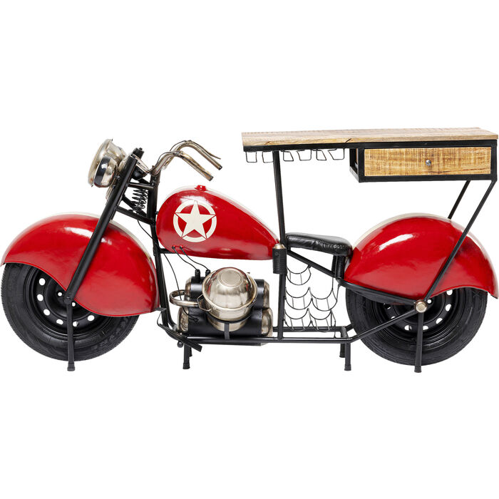 Bar Motorcykel Röd
