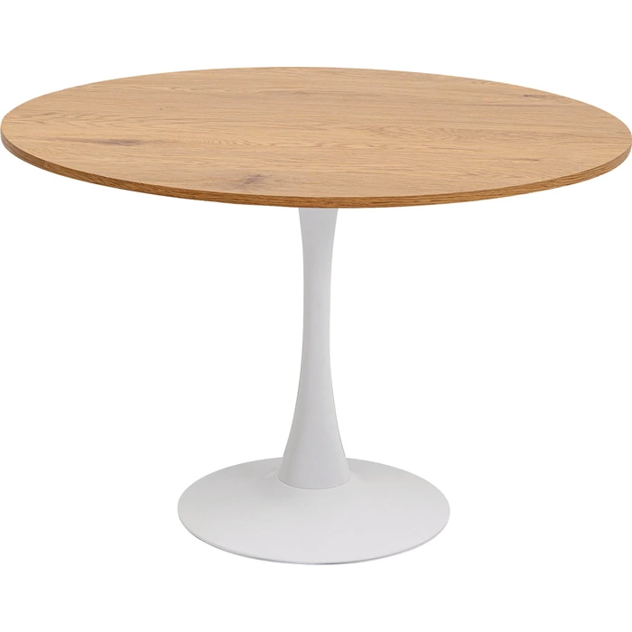 Matbord Schickeria ek/vit Ø110 cm