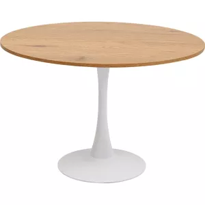Matbord Schickeria ek/vit Ø110 cm