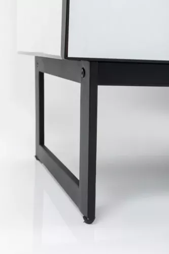 Byrå Sia - Svart/Glas