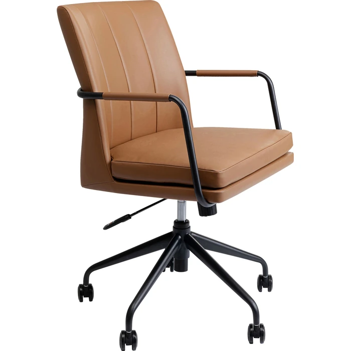 Kontorsstol Charles Cognac/Svart