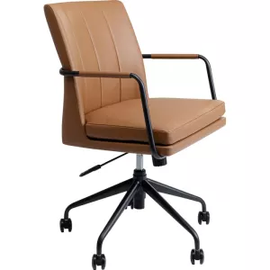 Kontorsstol Charles Cognac/Svart