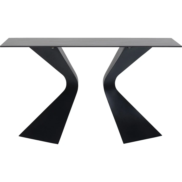 Konsolbord Gloria svart keramik 140 cm