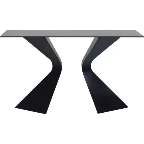 Konsolbord Gloria svart keramik 140 cm