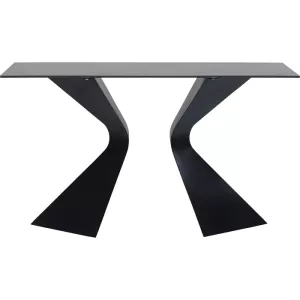 Konsolbord Gloria svart keramik 140 cm