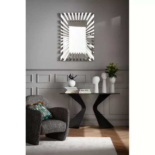 Konsolbord Gloria svart keramik 140 cm