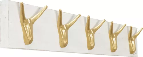 Hängare Bull - Vit/Guld 75cm