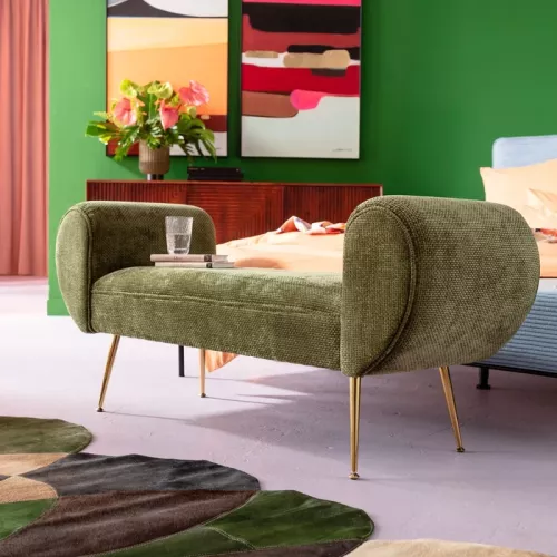 Bänk Trono grön 140 cm