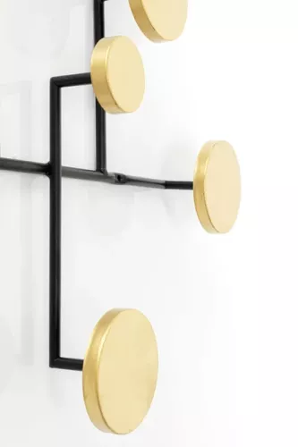 Klädhängare Cirklar - Guld 79cm