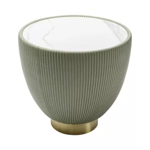 Sidobord Modern Retro - Grön Ø47cm