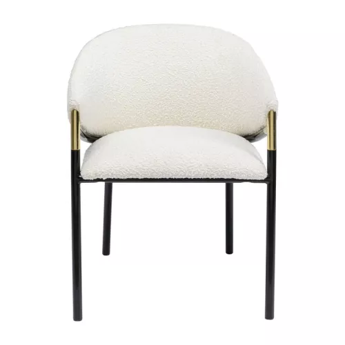 Stol Aveny Vit/Teddy