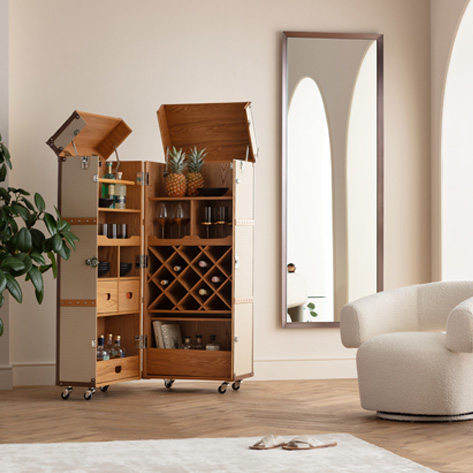 Barskåp Old New York Trunk