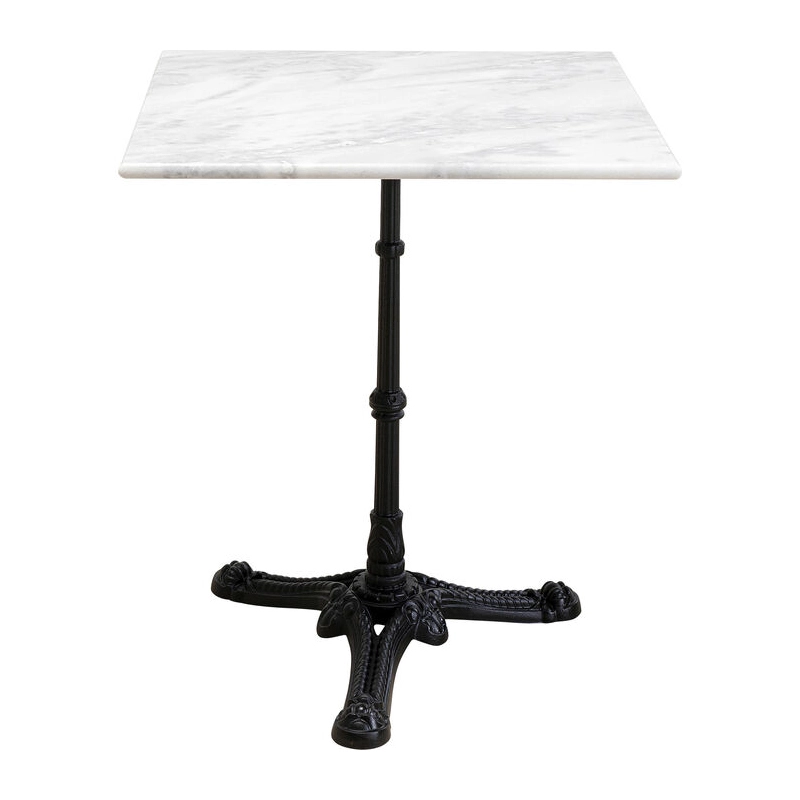 Cafébord Paris - Vit marmor