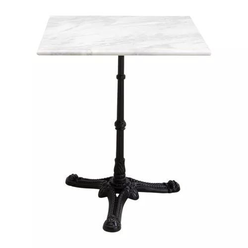 Cafébord Paris - Vit marmor