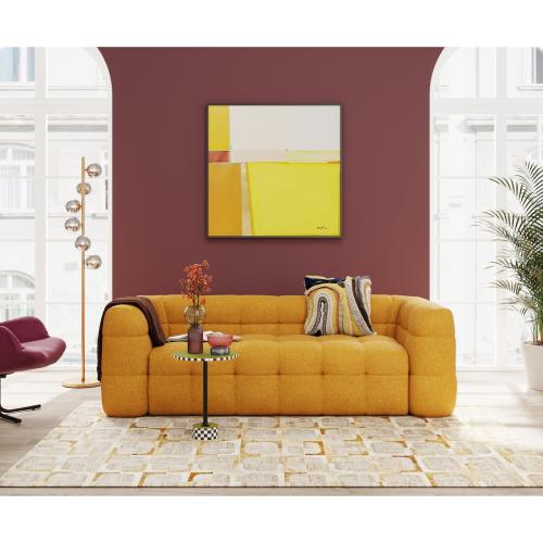 Soffa 3-sits Salamanca gul 240 cm