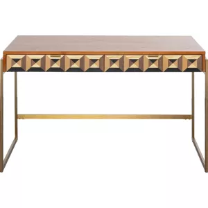 Skrivbord Silencio – Valnötsfanér, 120x76cm