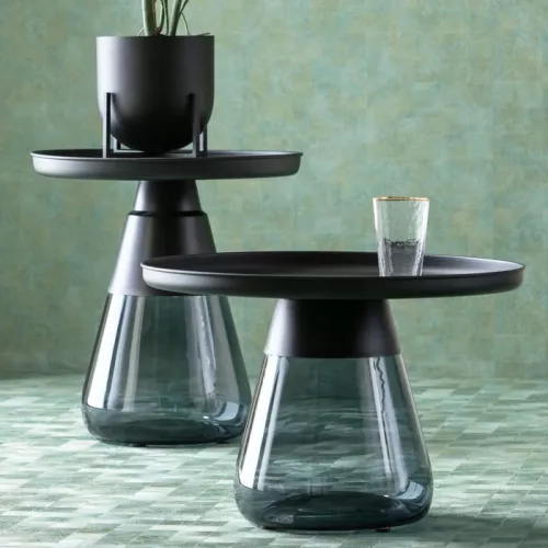 Sidobord Bottiglia Smoke Ø50 cm