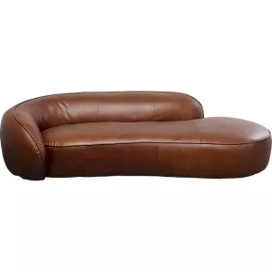 Schäslong Wonder Leather brun 250 cm