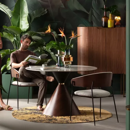 Matbord keramik Ø120 cm