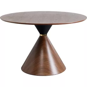 Runt Matbord – Valnötslook, Ø120 cm