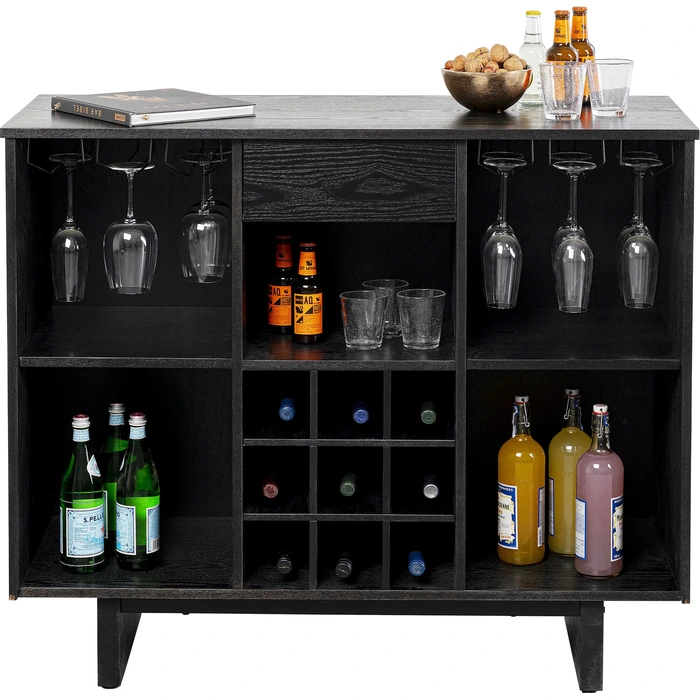 Bar Prezioso – 120x105cm | Exklusivt barskåp i metall och trä