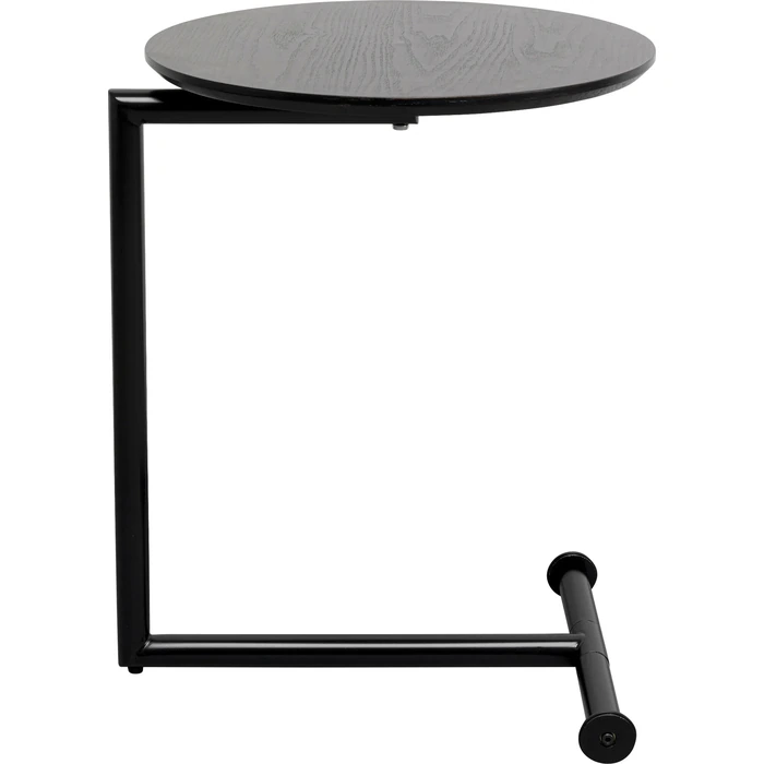 Sidobord Easy Living svart trä Ø46 cm