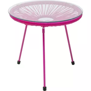 Sidobord Acapulco Mono rosa 50 cm