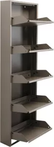 Skoskåp Taupe hög