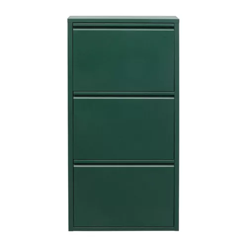 Skoskåp Mörkgrön