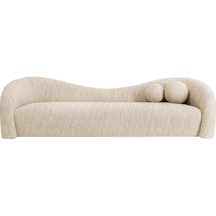Soffa – Melange Creme, 3-sits (261 cm)