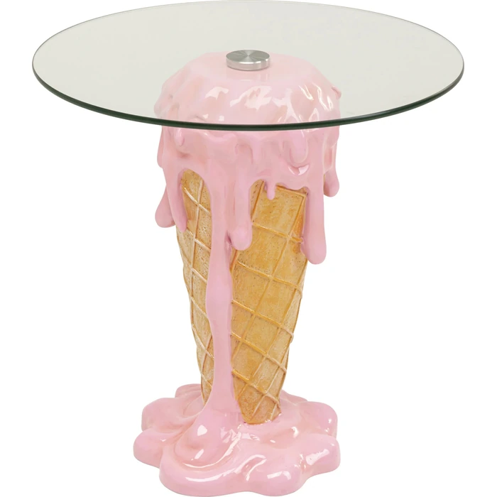Sidobord Ice Cream rosa, Ø48 cm
