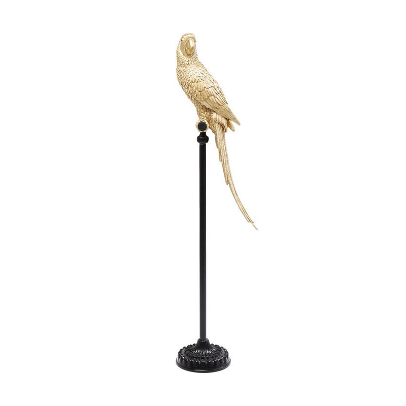 Dekor figur Parrot Guld 116 cm