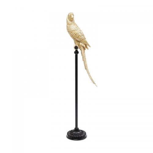 Dekor figur Parrot Guld 116 cm