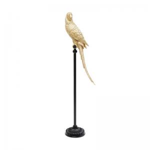 Dekor figur Parrot Guld 116 cm