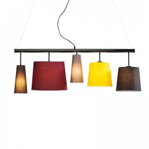 Taklampa Parecchi, flerfärgad 100 cm