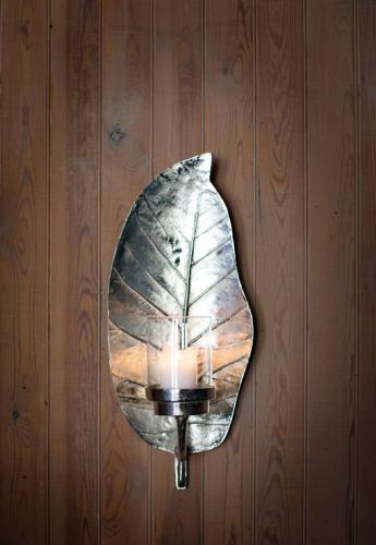 Väggljusstake Silverleaf