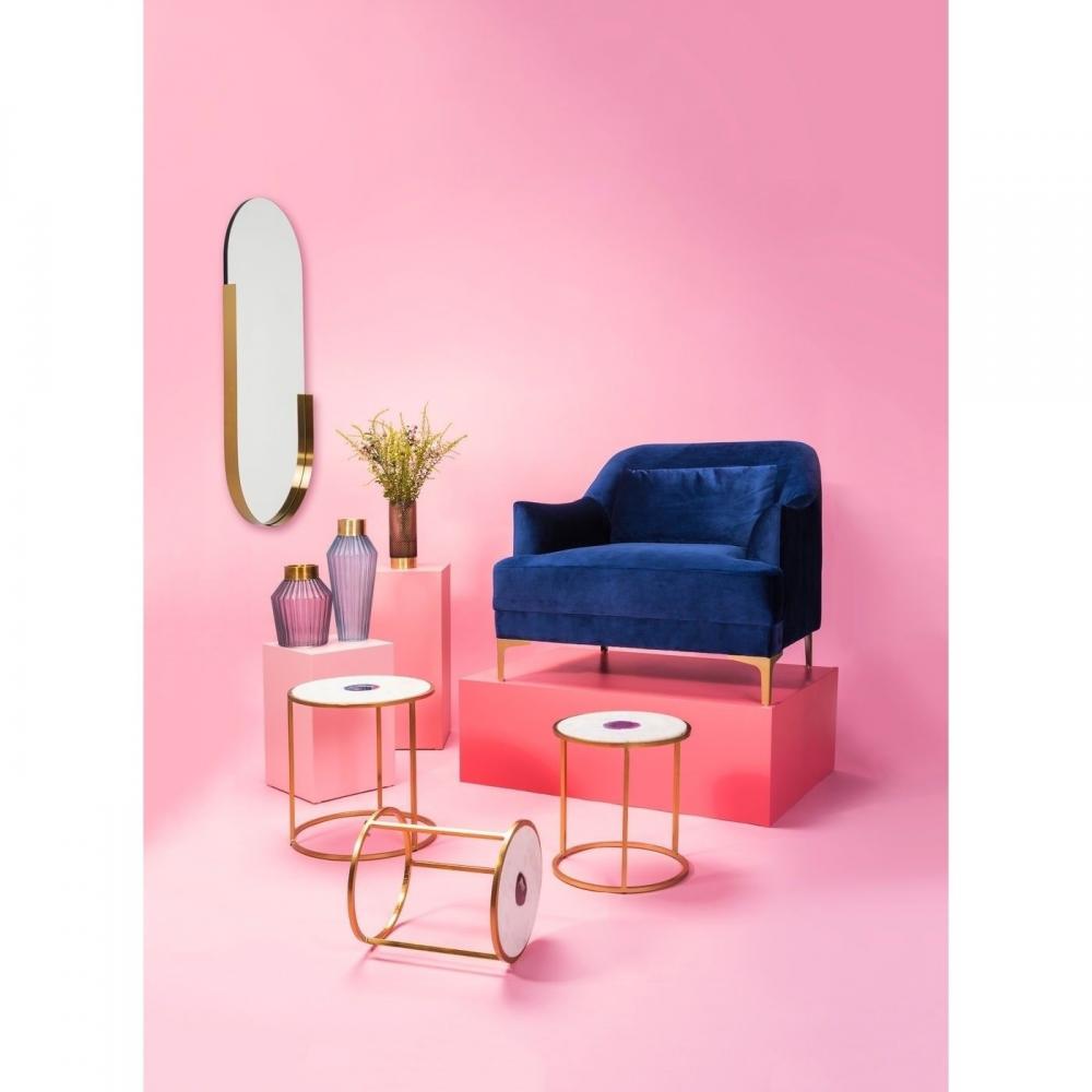 Färgstark och glammig inredning