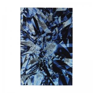 Glastavla Blue Diamond 120 cm