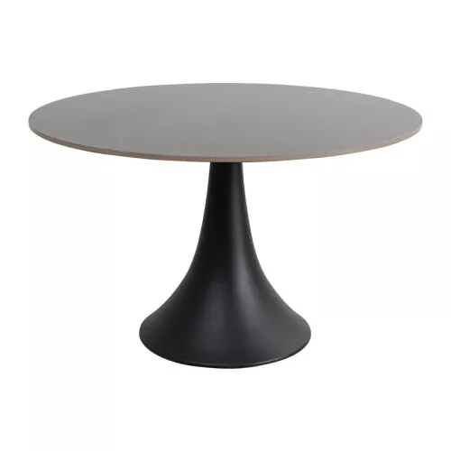 Bord Possibilita Rund - Sten/Svart Ø120