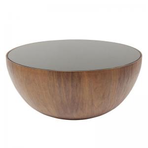 Soffbord Rund Valnöt