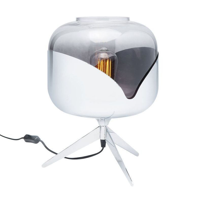 Bordslampa Meryll Krom rund