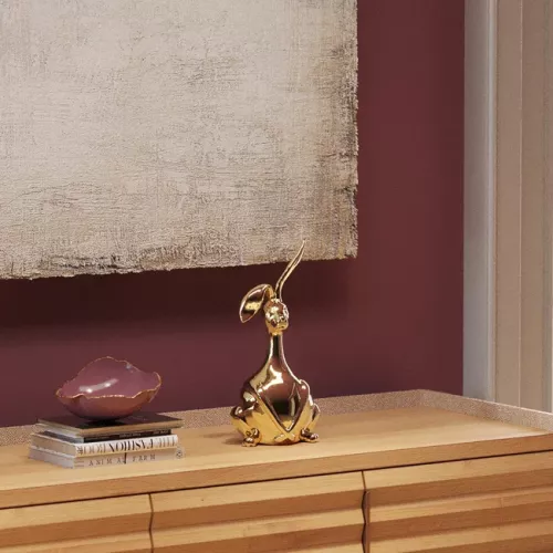 Dekor Kanin Guld - 37cm