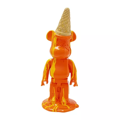 Dekor Glass Björn - Orange 40cm
