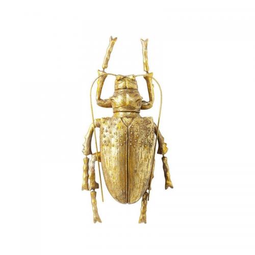 Dekor Skalbagge Longicorn guld
